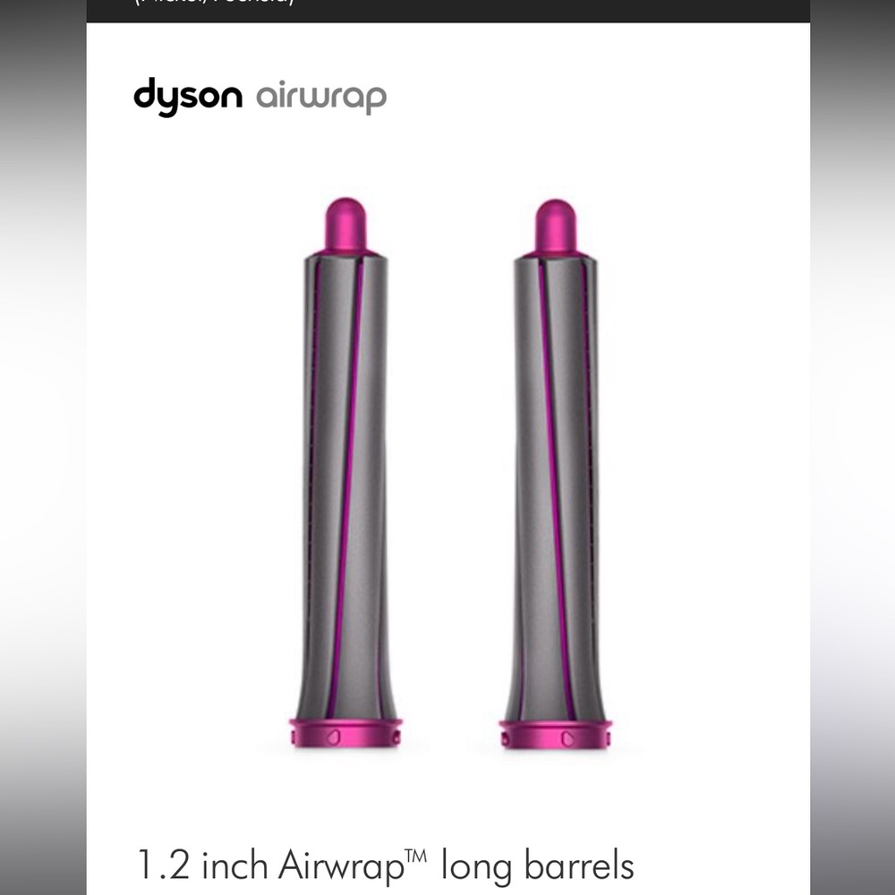Dyson air wrap barrels long 1.2 inch